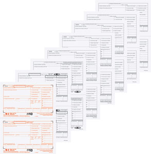 Laser W-2, 8-Part Set 8.5" X 11" (image for) Laser W-2, 8-Part Set 8.5" X 11"